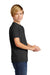 Allmade AL207 Youth Short Sleeve Crewneck T-Shirt Space Black Model Side