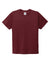Allmade AL207 Youth Short Sleeve Crewneck T-Shirt Vino Red Flat Front