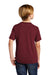 Allmade AL207 Youth Short Sleeve Crewneck T-Shirt Vino Red Model Back