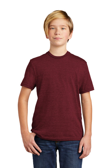 Allmade AL207 Youth Short Sleeve Crewneck T-Shirt Vino Red Model Front