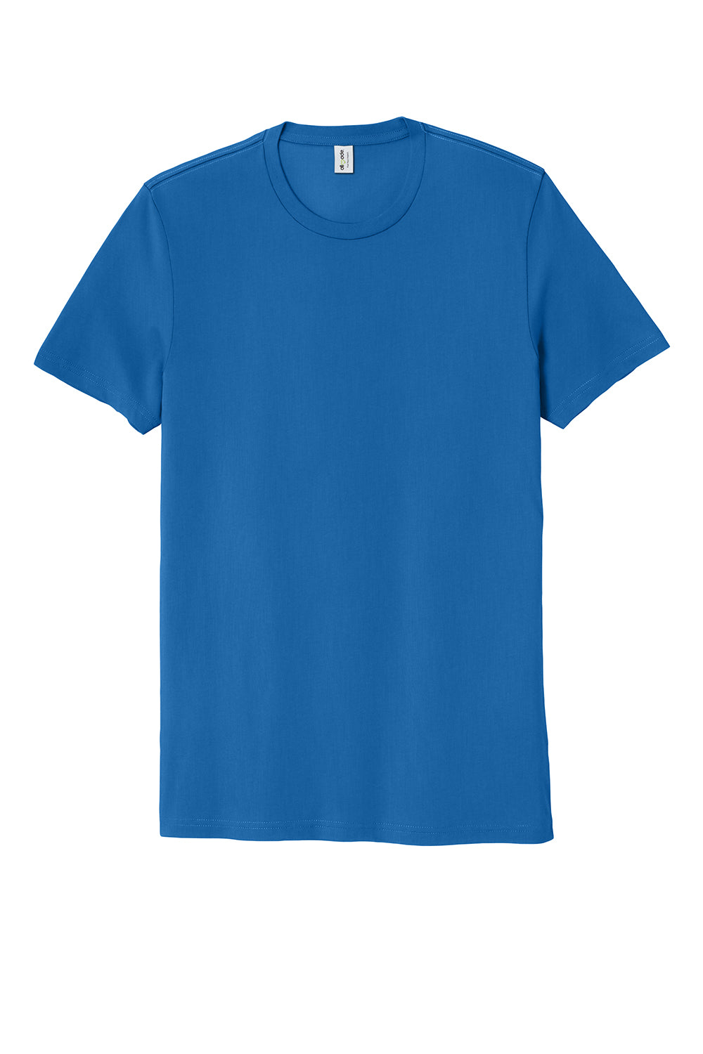 Allmade AL2100 Mens Organic Short Sleeve Crewneck T-Shirt Beacon Blue Flat Front