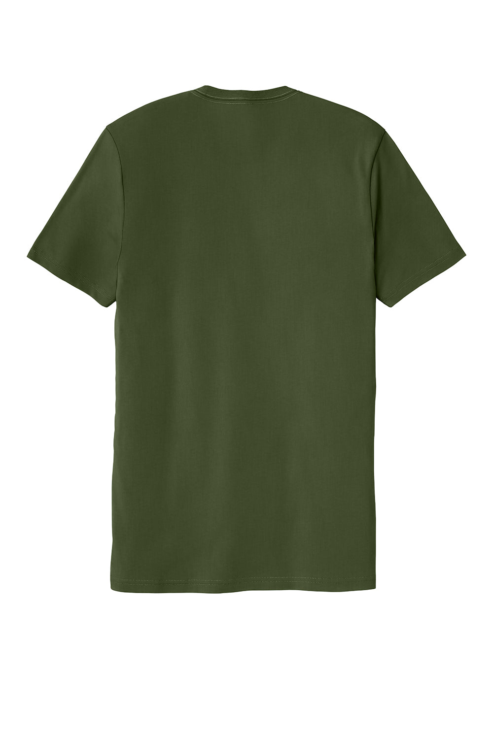 Allmade AL2100 Mens Organic Short Sleeve Crewneck T-Shirt Herb Green Flat Back