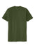 Allmade AL2100 Mens Organic Short Sleeve Crewneck T-Shirt Herb Green Flat Back