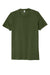 Allmade AL2100 Mens Organic Short Sleeve Crewneck T-Shirt Herb Green Flat Front