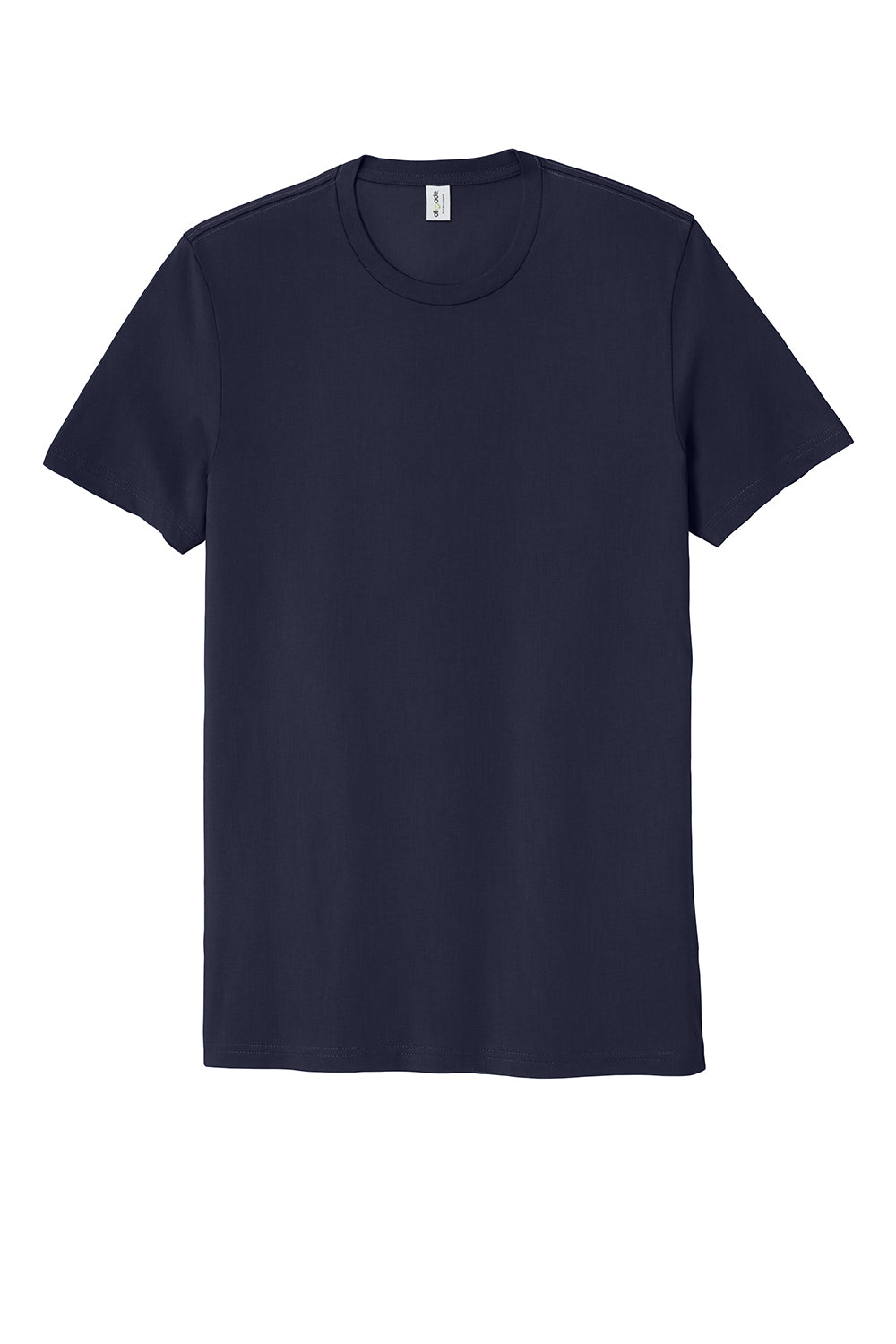 Allmade AL2100 Mens Organic Short Sleeve Crewneck T-Shirt Night Sky Navy Blue Flat Front