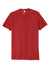 Allmade AL2100 Mens Organic Short Sleeve Crewneck T-Shirt Revolution Red Flat Front