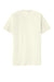 Allmade AL2100 Mens Organic Short Sleeve Crewneck T-Shirt White Sand Flat Back