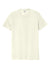 Allmade AL2100 Mens Organic Short Sleeve Crewneck T-Shirt White Sand Flat Front