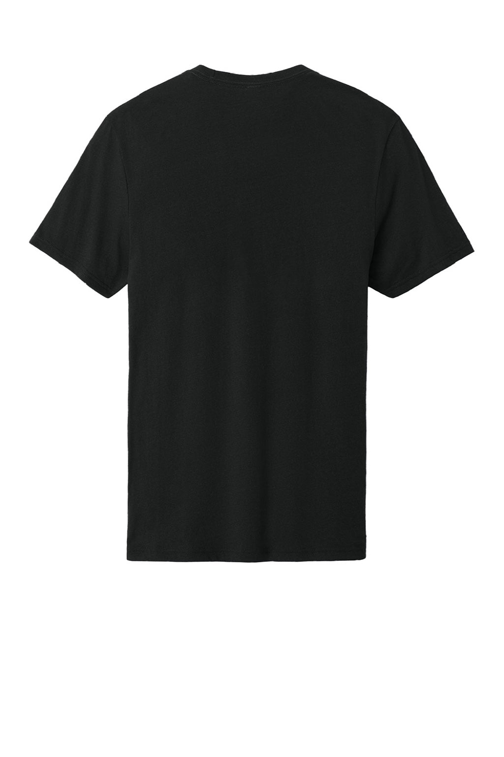 Allmade AL2300 Mens Recycled Short Sleeve Crewneck T-Shirt Deep Black Flat Back