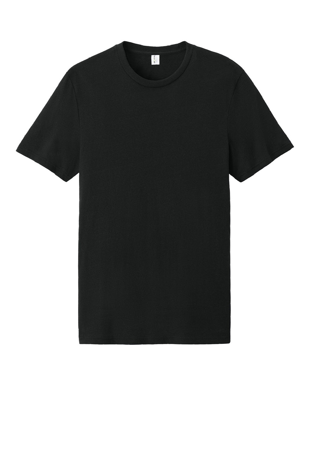 Allmade AL2300 Mens Recycled Short Sleeve Crewneck T-Shirt Deep Black Flat Front