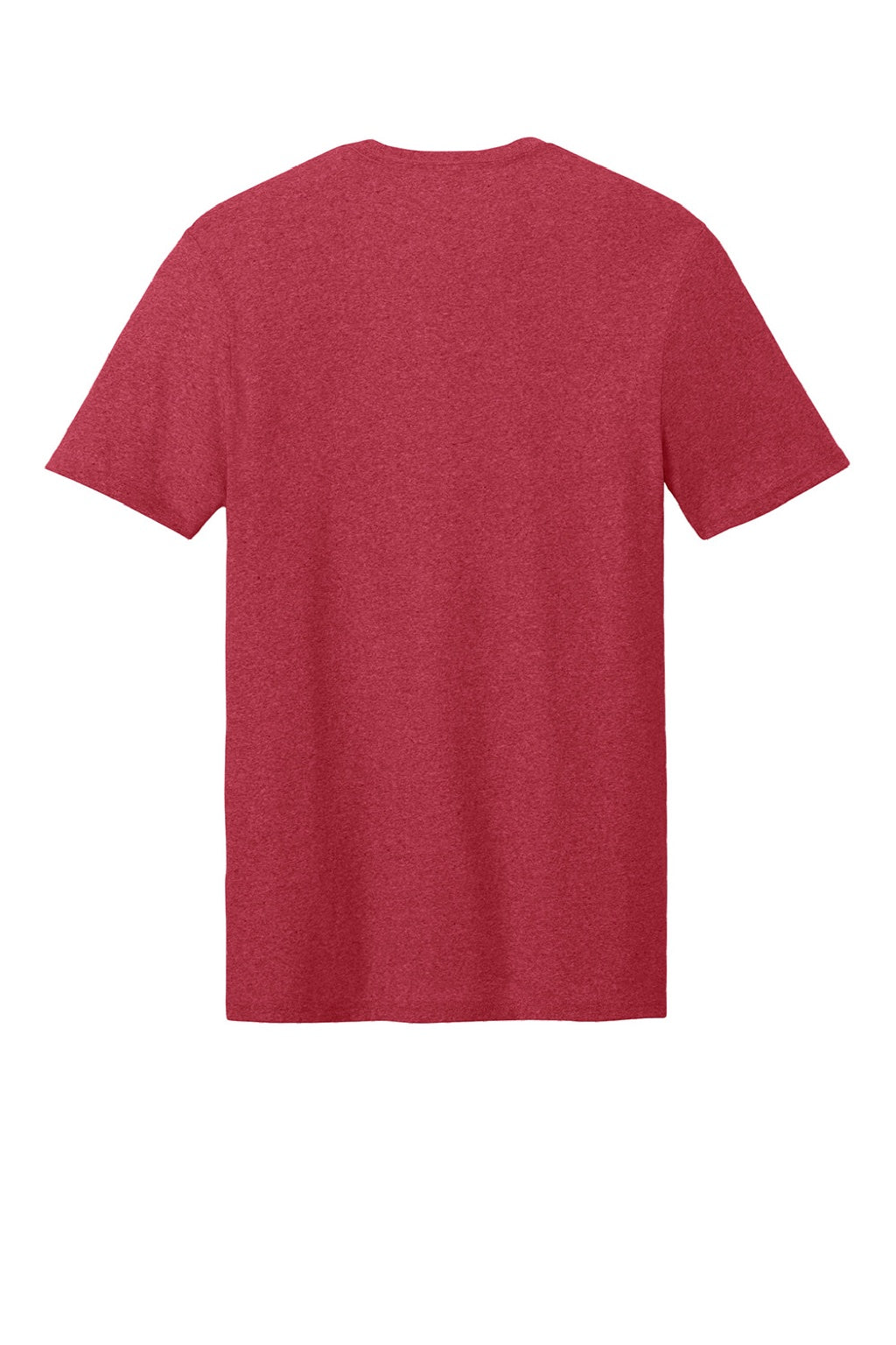 Allmade AL2300 Mens Recycled Short Sleeve Crewneck T-Shirt Heather Red Flat Back