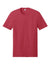 Allmade AL2300 Mens Recycled Short Sleeve Crewneck T-Shirt Heather Red Flat Front