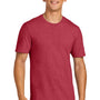 Allmade Mens Recycled Short Sleeve Crewneck T-Shirt - Heather Red