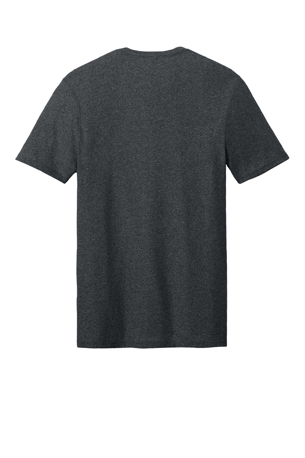 Allmade AL2300 Mens Recycled Short Sleeve Crewneck T-Shirt Heather Charcoal Grey Flat Back