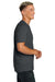 Allmade AL2300 Mens Recycled Short Sleeve Crewneck T-Shirt Heather Charcoal Grey Model Side