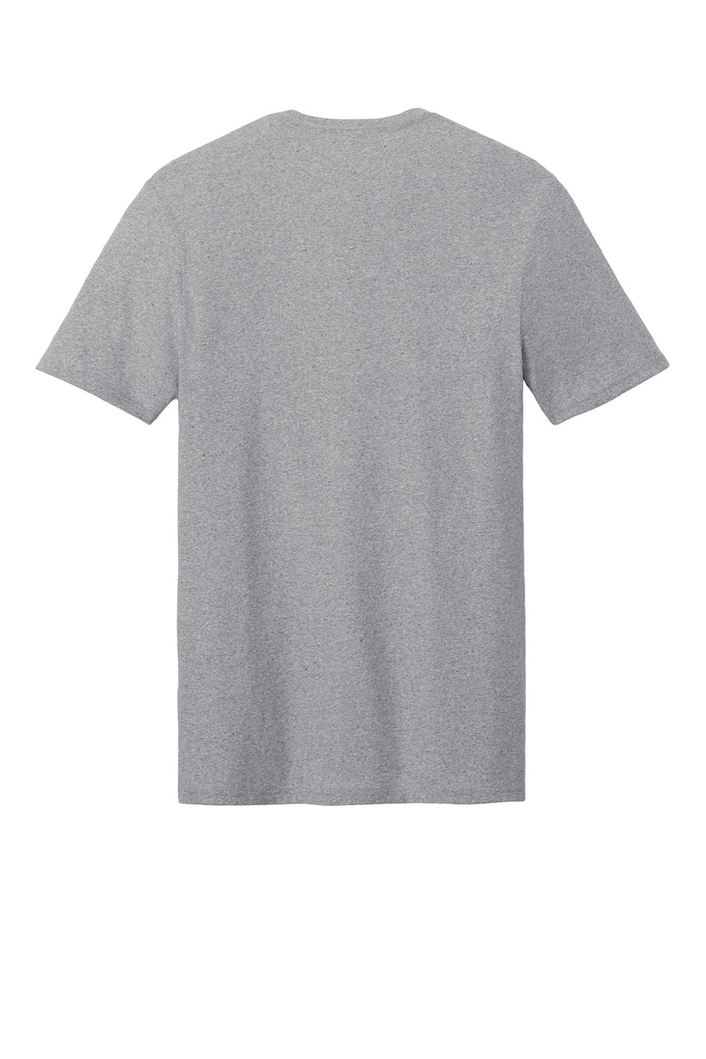 Allmade AL2300 Mens Recycled Short Sleeve Crewneck T-Shirt Heather Grey Flat Back