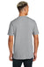 Allmade AL2300 Mens Recycled Short Sleeve Crewneck T-Shirt Heather Grey Model Back