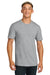 Allmade AL2300 Mens Recycled Short Sleeve Crewneck T-Shirt Heather Grey Model Front
