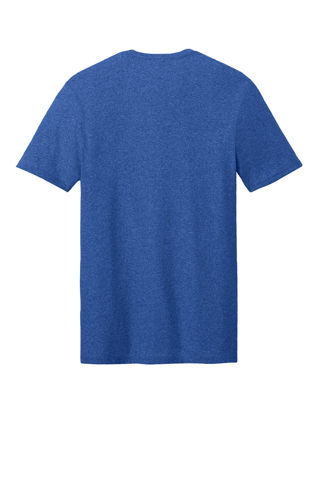 Allmade AL2300 Mens Recycled Short Sleeve Crewneck T-Shirt Heather Royal Blue Flat Back
