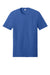 Allmade AL2300 Mens Recycled Short Sleeve Crewneck T-Shirt Heather Royal Blue Flat Front