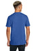 Allmade AL2300 Mens Recycled Short Sleeve Crewneck T-Shirt Heather Royal Blue Model Back