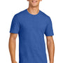 Allmade Mens Recycled Short Sleeve Crewneck T-Shirt - Heather Royal Blue