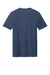 Allmade AL2300 Mens Recycled Short Sleeve Crewneck T-Shirt Heather Navy Blue Flat Back