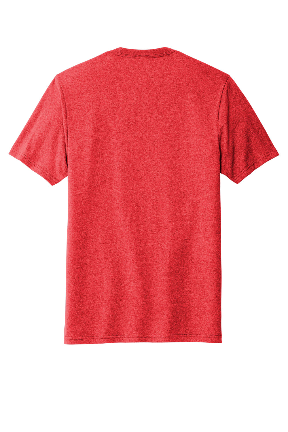 Allmade AL2300 Mens Recycled Short Sleeve Crewneck T-Shirt Heather Red Flat Back