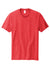 Allmade AL2300 Mens Recycled Short Sleeve Crewneck T-Shirt Heather Red Flat Front