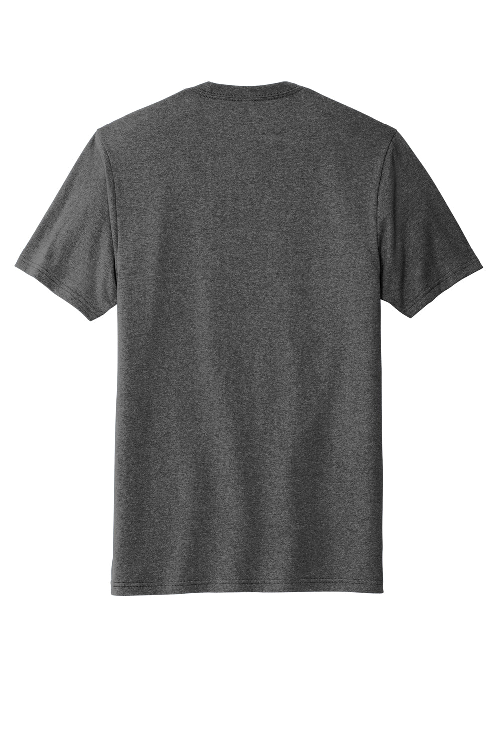 Allmade AL2300 Mens Recycled Short Sleeve Crewneck T-Shirt Heather Charcoal Grey Flat Back