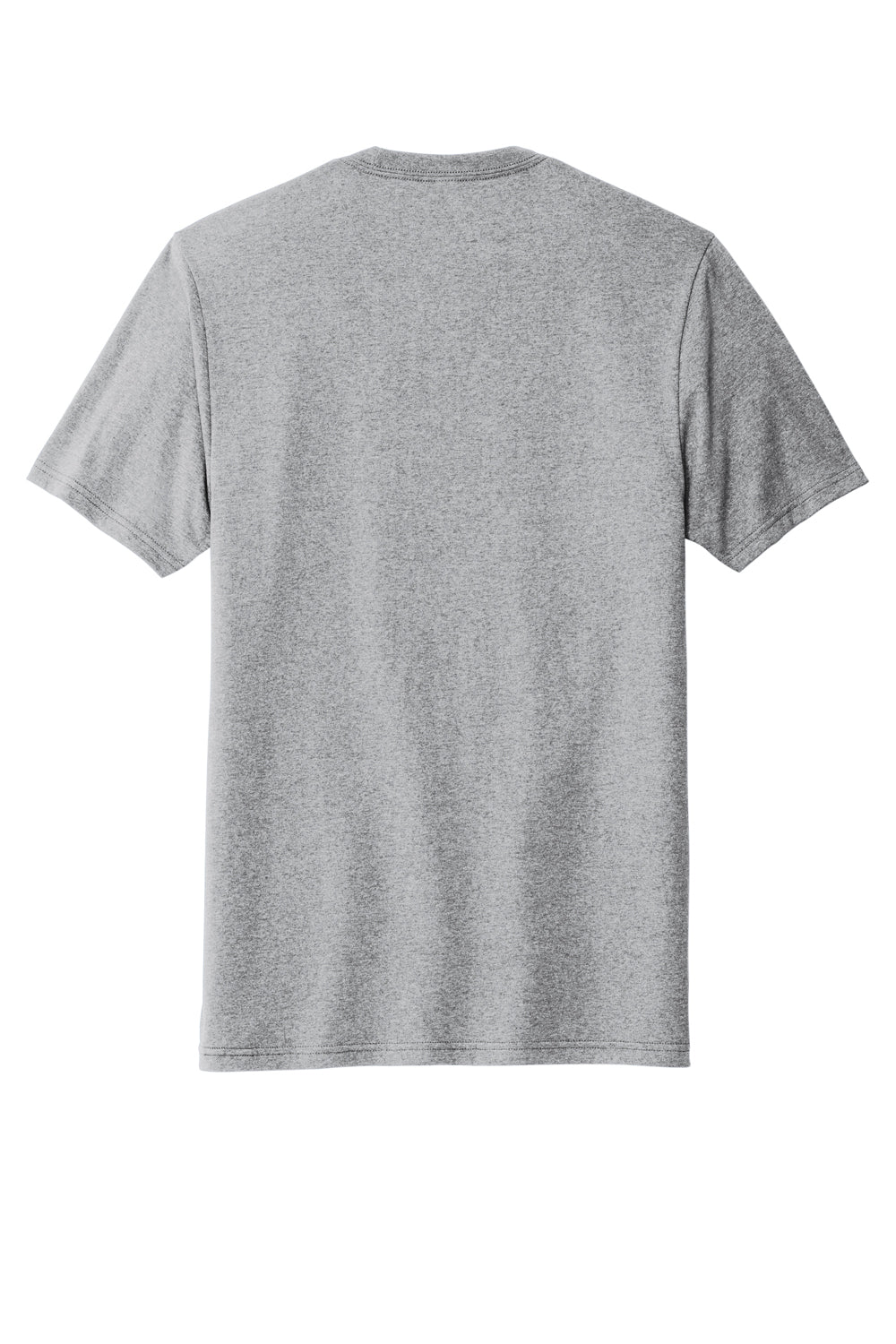 Allmade AL2300 Mens Recycled Short Sleeve Crewneck T-Shirt Heather Remade Grey Flat Back