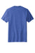 Allmade AL2300 Mens Recycled Short Sleeve Crewneck T-Shirt Heather Royal Blue Flat Back