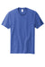 Allmade AL2300 Mens Recycled Short Sleeve Crewneck T-Shirt Heather Royal Blue Flat Front