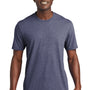 Allmade Mens Recycled Short Sleeve Crewneck T-Shirt - Heather Navy Blue