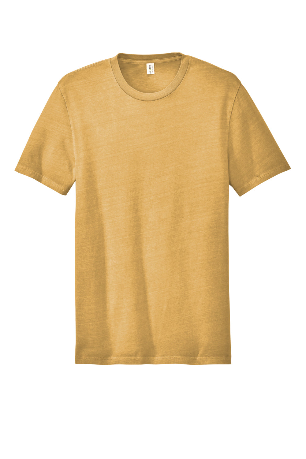 Allmade AL2400 Mens Mineral Dye Short Sleeve Crewneck T-Shirt Golden Wheat Flat Front