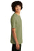 Allmade AL2400 Mens Mineral Dye Short Sleeve Crewneck T-Shirt Lichen Green Model Side