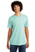 Allmade AL2400 Mens Mineral Dye Short Sleeve Crewneck T-Shirt Saltwater Blue Model Front