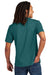 Allmade AL3000 Mens Recycled Short Sleeve Crewneck T-Shirt Oceanic Teal Blue Model Back
