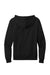 Allmade AL4000 Mens Organic French Terry Hooded Sweatshirt Hoodie Deep Black Flat Back