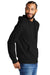 Allmade AL4000 Mens Organic French Terry Hooded Sweatshirt Hoodie w/ Pouch Pocket Deep Black Model 3Q