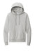 Allmade AL4000 Mens Organic French Terry Hooded Sweatshirt Hoodie w/ Pouch Pocket Heather Granite Grey Flat Front