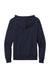 Allmade AL4000 Mens Organic French Terry Hooded Sweatshirt Hoodie w/ Pouch Pocket Night Sky Navy Blue Flat Back