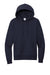 Allmade AL4000 Mens Organic French Terry Hooded Sweatshirt Hoodie w/ Pouch Pocket Night Sky Navy Blue Flat Front