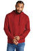 Allmade AL4000 Mens Organic French Terry Hooded Sweatshirt Hoodie Revolution Red Model Front