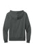 Allmade AL4000 Mens Organic French Terry Hooded Sweatshirt Hoodie w/ Pouch Pocket Terrain Grey Flat Back