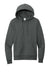 Allmade AL4000 Mens Organic French Terry Hooded Sweatshirt Hoodie w/ Pouch Pocket Terrain Grey Flat Front