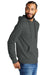 Allmade AL4000 Mens Organic French Terry Hooded Sweatshirt Hoodie Terrain Grey Model 3Q