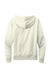 Allmade AL4000 Mens Organic French Terry Hooded Sweatshirt Hoodie White Sand Flat Back