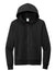 Allmade AL4002 Mens Organic French Terry Full Zip Hooded Sweatshirt Hoodie w/ Pockets Deep Black Flat Front