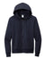 Allmade AL4002 Mens Organic French Terry Full Zip Hooded Sweatshirt Hoodie w/ Pockets Night Sky Navy Blue Flat Front